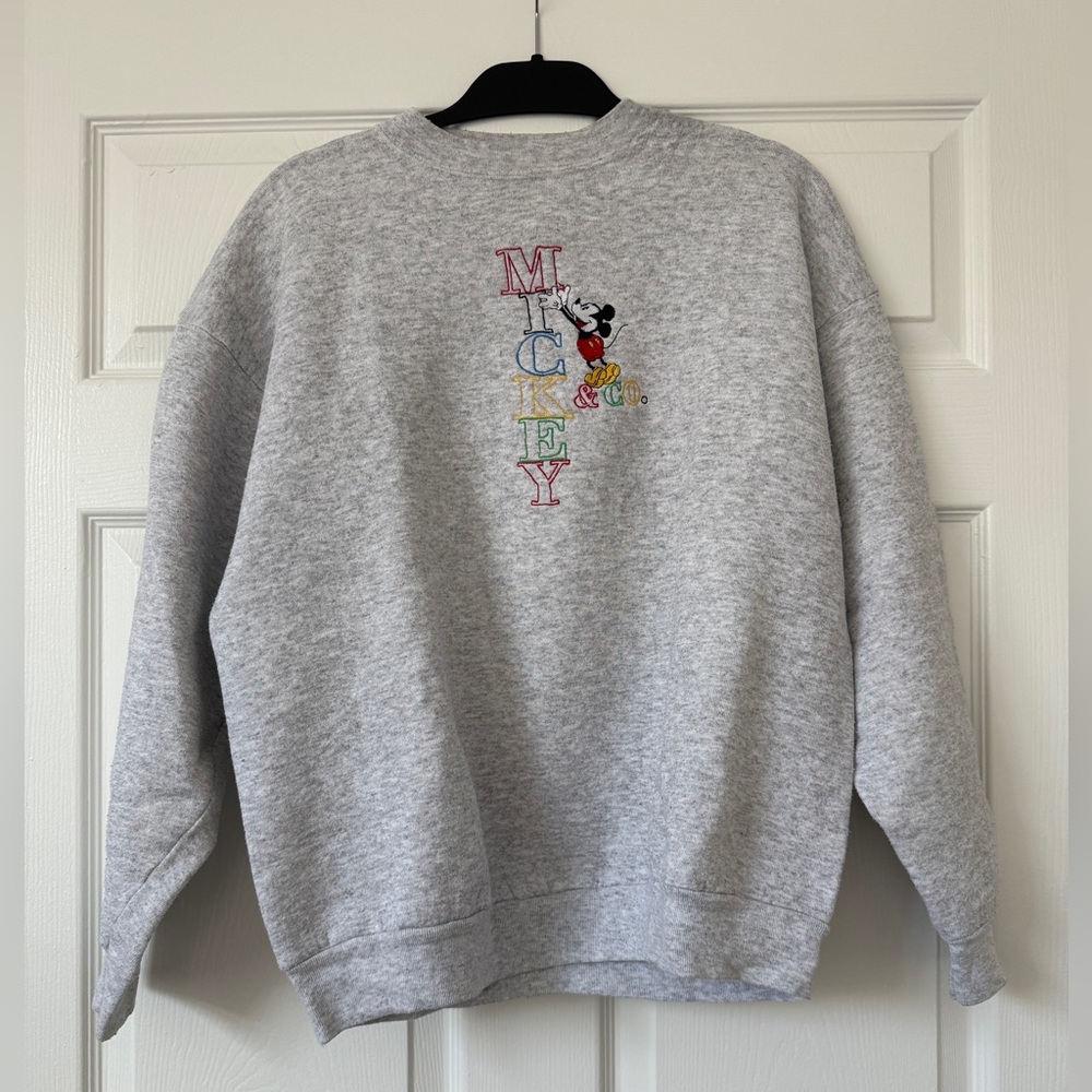 Disney Mickey & Co. Gray Sweatshirt